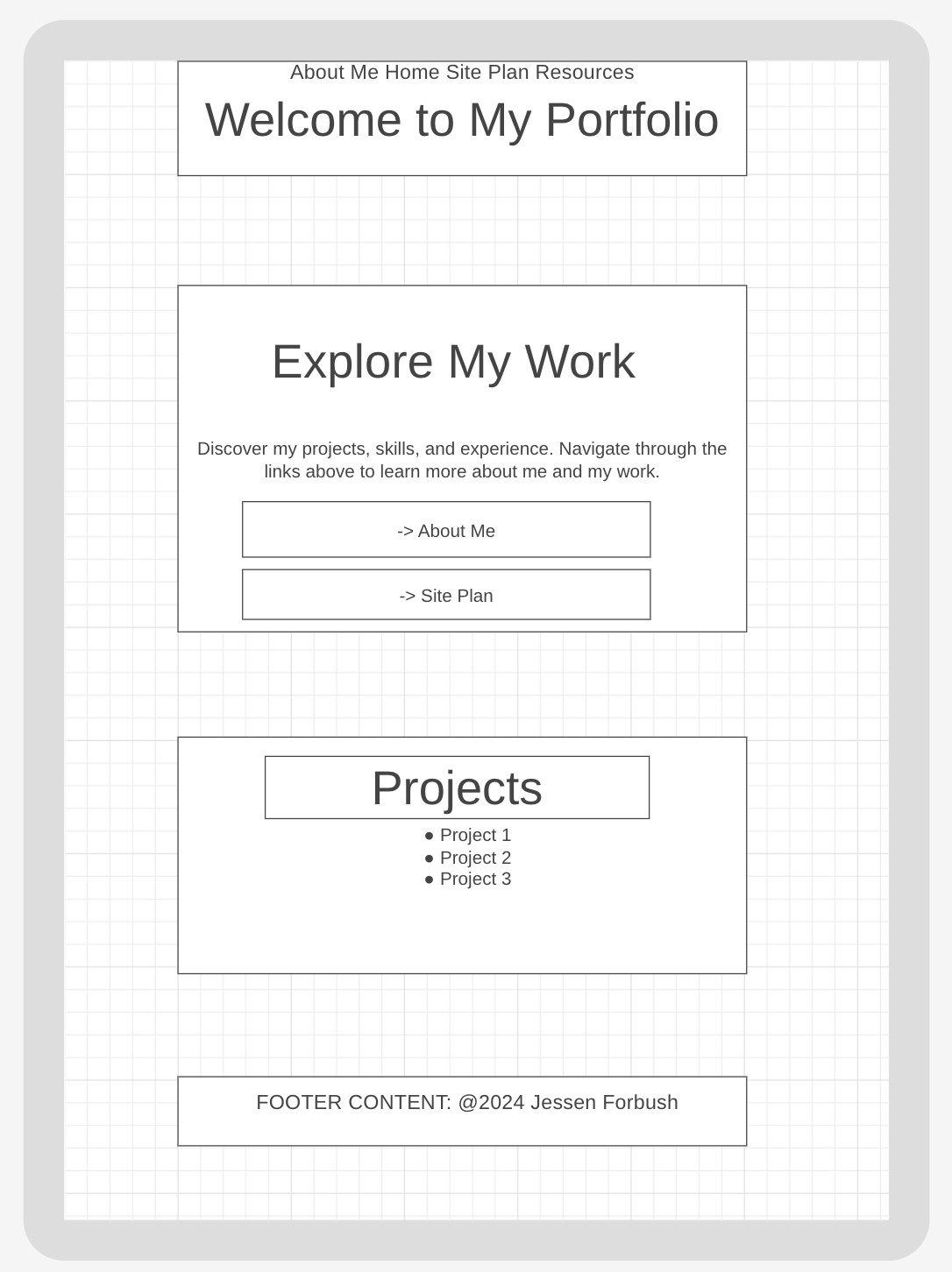 Mobile Wireframe